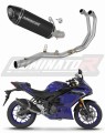 complete exhaust system with muffler DOMINATOR Full System HP8 BLACK fits to Yamaha YZFR3 2025  2026