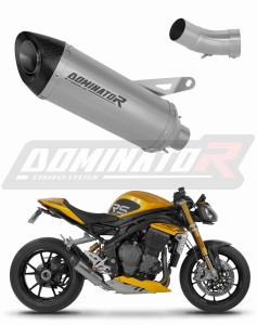 Triumph Speed Triple 1200 RS / RR 2021 - 2024 Exhaust Silencer Muffler Titanium HP8 + dB killer