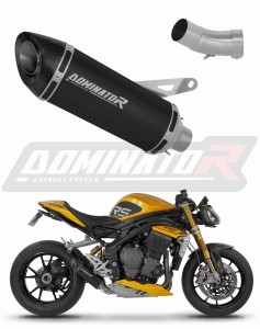 Triumph Speed Triple 1200 RS / RR 2021 - 2024 Exhaust Silencer Muffler HP8 BLACK + dB killer