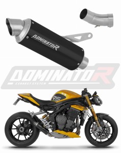 Triumph Speed Triple 1200 RS / RR 2021 - 2024 Exhaust Silencer Muffler GPF BLACK + dB killer