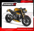 kompletny układ wydechowy z tłumikiem DOMINATOR Full System GPF CZARNY pasujący do motocykla Triumph Speed Triple 1200 RS /