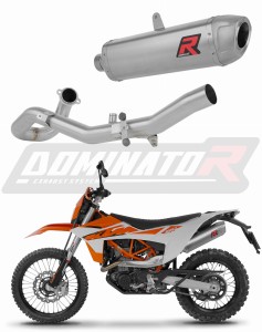 KTM 690 Enduro R 2026 Full Exhaust System Collector Silencer S6 + dB killer