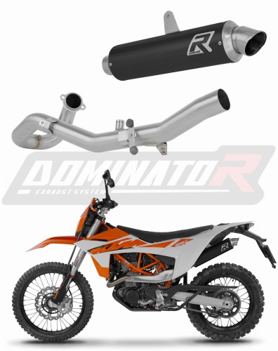 complete exhaust system with muffler DOMINATOR Full System GPF BLACK fits to KTM 690 Enduro R 2026