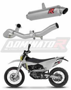 Husqvarna 701 Supermoto SM 2026 Full Exhaust System Collector Silencer GPF + dB killer