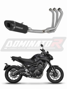 Yamaha MT-09 2013 - 2016 Full Exhaust System Collector Silencer HP8 BLACK + dB killer