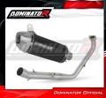 kompletny układ wydechowy z tłumikiem DOMINATOR Full System S3 CZARNY pasujący do motocykla Yamaha YZF R125 2024 - 2026 3