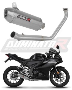 Yamaha YZF R125 2019 - 2020 Full Exhaust System Collector Silencer S3 + dB killer