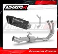 kompletny układ wydechowy z tłumikiem DOMINATOR Full System HP6 CZARNY pasujący do motocykla Kawasaki Z650 2023 - 2026 3