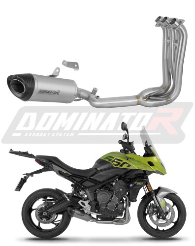 kompletny układ wydechowy z tłumikiem DOMINATOR Full System Tytanowy HP8 pasujący do motocykla Triumph Tiger Sport 660 2025 - 2026