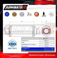 wydech tłumik DOMINATOR S3 pasujący do motocykla KTM 125 Duke 2021 - 2023 6