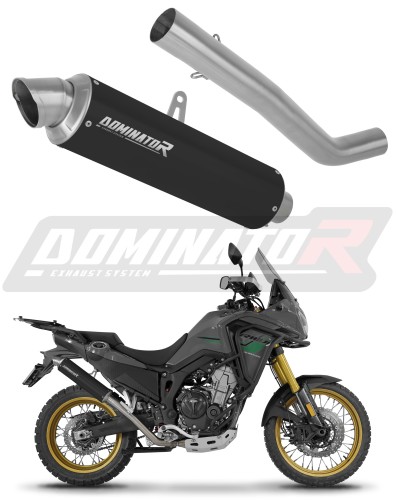 wydech tłumik DOMINATOR GPF CZARNY pasujący do motocykla Rieju Aventura 500 2023 - 2026