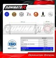 wydech tłumik DOMINATOR S6 CZARNY pasujący do motocykla Rieju Aventura 500 2023 - 2026 6