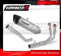 kompletny układ wydechowy z tłumikiem DOMINATOR Full System Tytanowy HP6 pasujący do motocykla Rieju Aventura 500 2023 - 2026 3