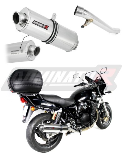 exhaust muffler DOMINATOR homologated road legal OVAL fits to GSX 750 INAZUMA 1998  2003 2