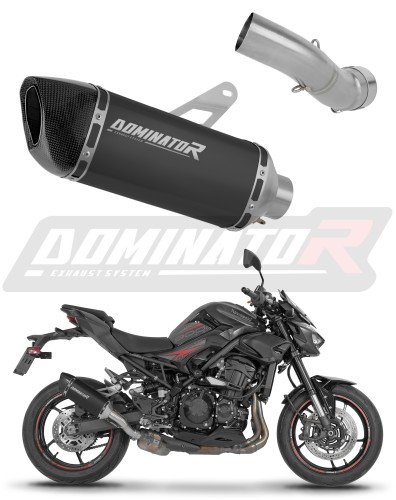 escape silenciador DOMINATOR HP6 preto compatível com Kawasaki Z900 2025 2026