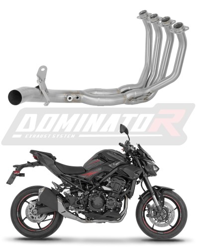 coletor de escape DOMINATOR  compatível com Kawasaki Z900 2025 2026