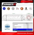 escape silenciador DOMINATOR HP6 preto compatível com Kawasaki Z900 2025 2026 5