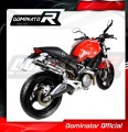 MONSTER 696 EXHAUST Ducati Muffler Auspuff Sportauspuff Silencer Echappement Silencieux Scarico Scarichi Escape Wydech Tłumik GP 1 2008 - 2014 Dominator 2