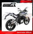 G 310 GS EXHAUST BMW Muffler Auspuff Sportauspuff Silencer Echappement Silencieux Scarico Scarichi Escape Wydech Tłumik Carbon Tip HP1 2016 - 2018 Dominator 2