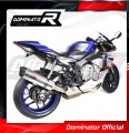 YZF R1 1000 EXHAUST Yamaha Muffler Auspuff Sportauspuff Silencer Echappement Silencieux Scarico Scarichi Escape Wydech Tłumik Carbon Tip HP1 2015 - 2017 DOMINATOR 2