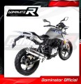 G 310 GS EXHAUST BMW Muffler Auspuff Sportauspuff Silencer Echappement Silencieux Scarico Scarichi Escape Wydech Tłumik ROUND 2016 - 2018 Dominator 2